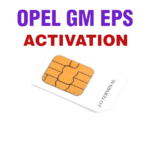 ACTIVATION OPEL/GM EPS